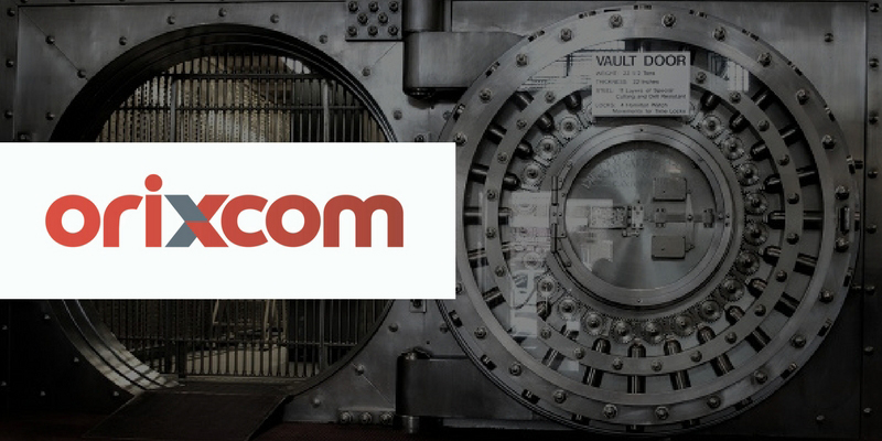 Image of Orixcom logo and vault